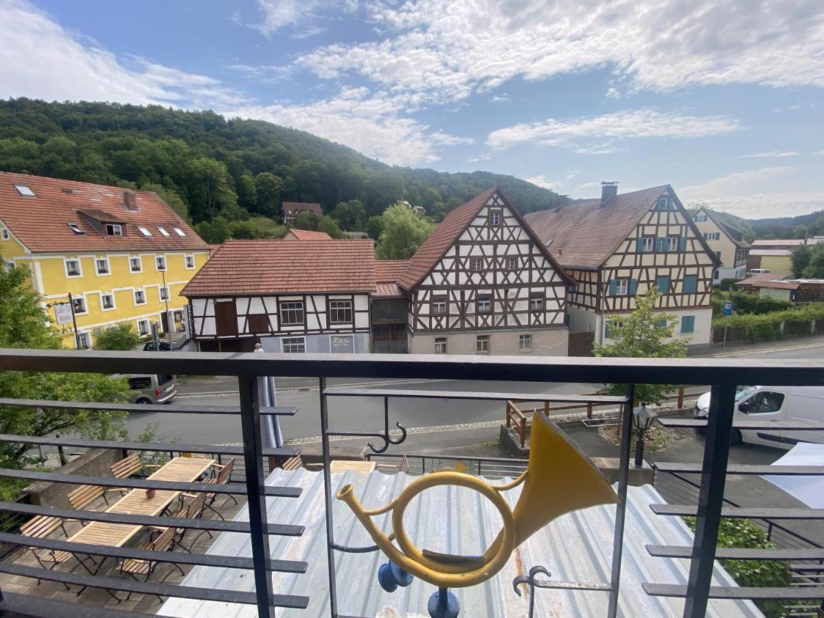Gasthof Hotel Zur Post Egloffstein Eksteriør billede